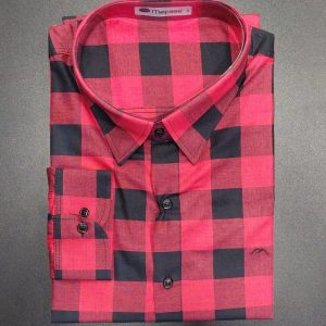 Camisa Social Manga Longa Plus Size Vermelho 002944-1