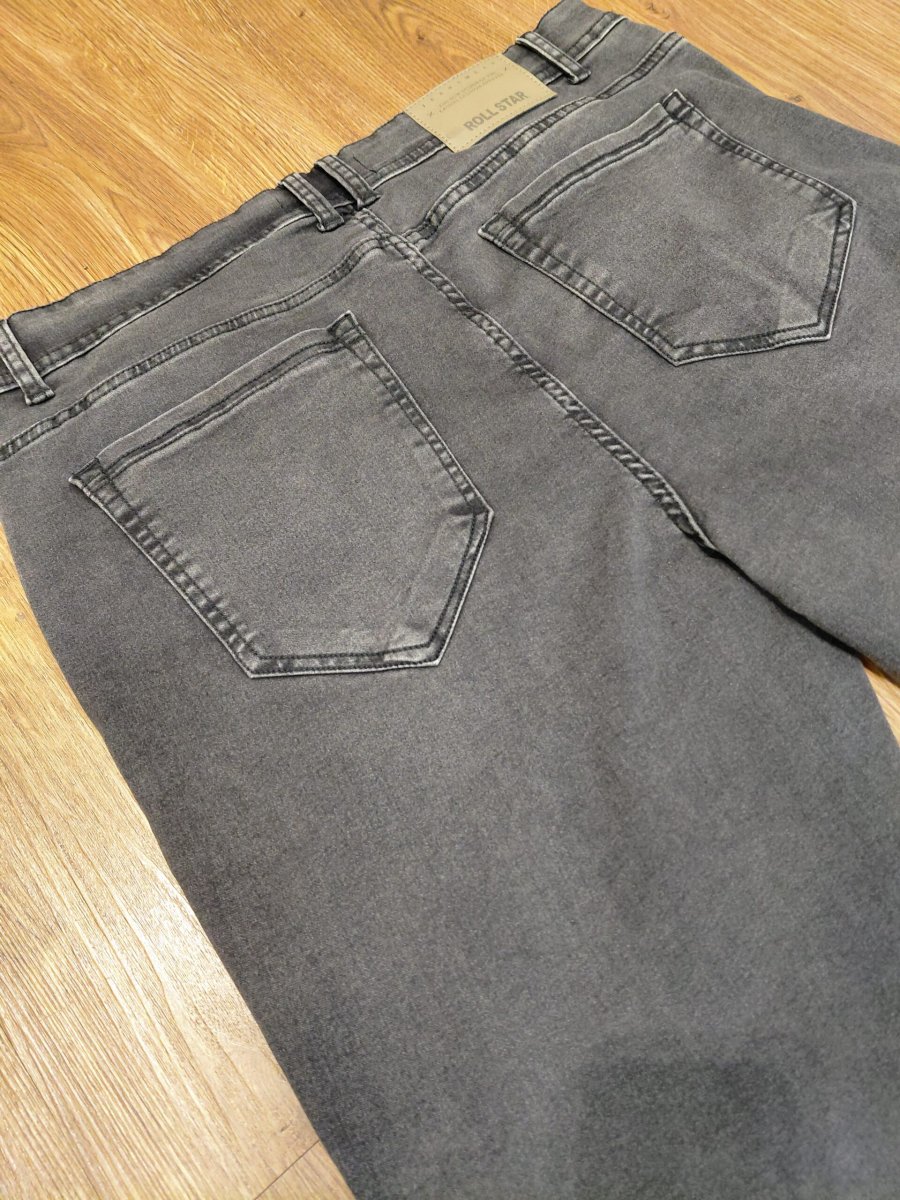 Calça Jeans Plus Size Preto Stonado 002810-1 - Image 4