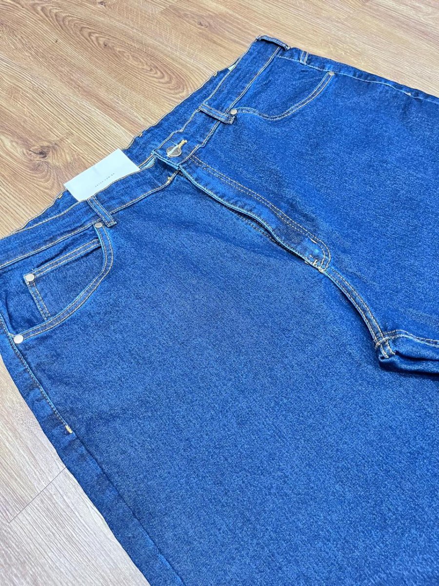Calça Jeans Reta Plus Size Azul 002923-1 - Image 3