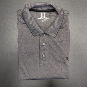 Camisa Polo Manga Curta Plus Size Preto Mesclado 003064-1