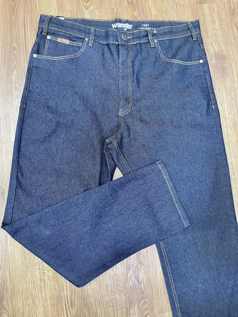 Calça Jeans Reta Plus Size Azul Marinho 002929-1