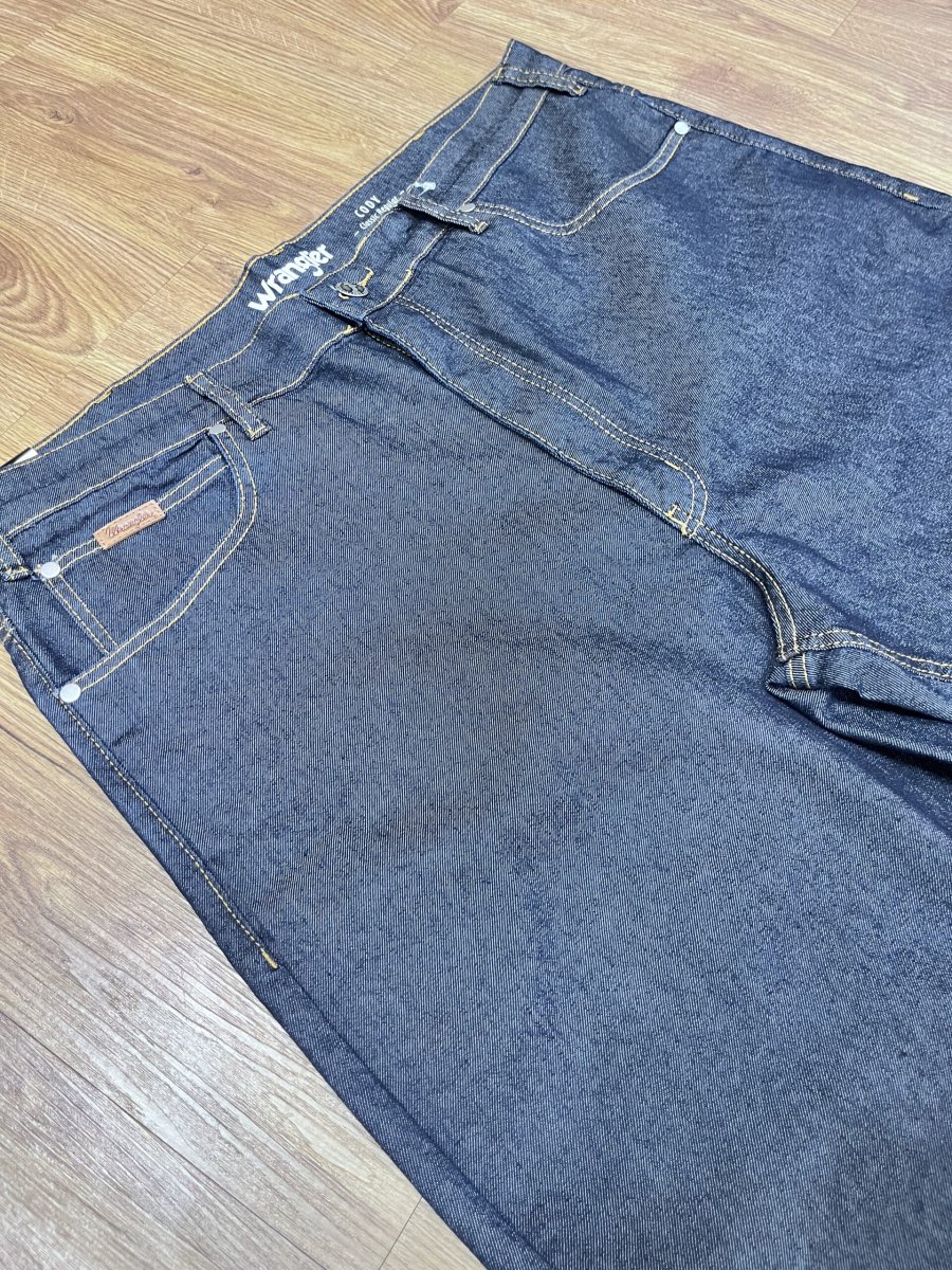 Calça Jeans Reta Plus Size Azul Marinho 002929-1 - Image 3