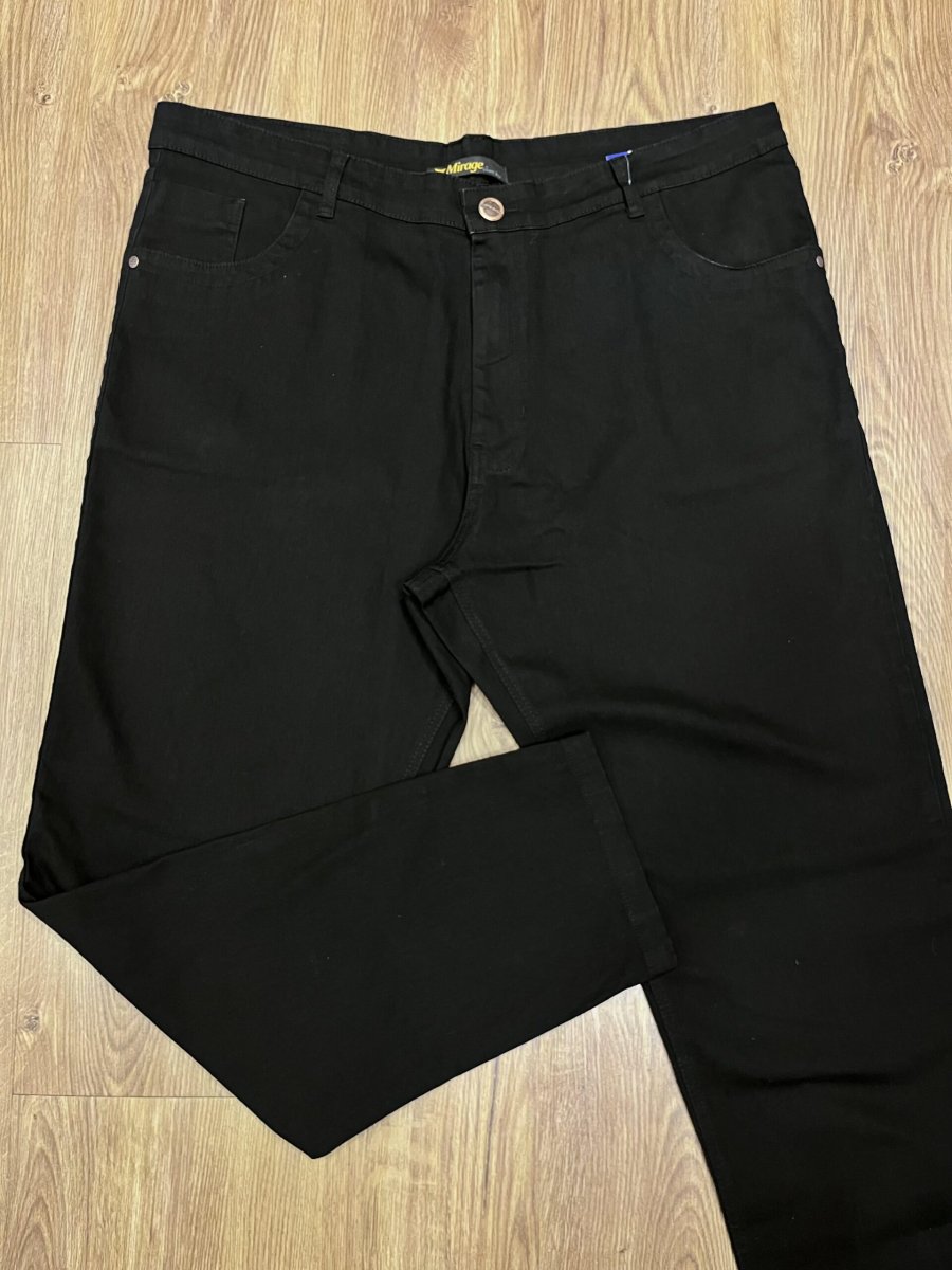 Calça Jeans Slim Plus Size Preto 003089-1