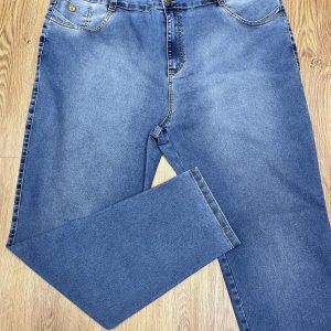 Calça Jeans Reta Plus Size Azul 002411-1