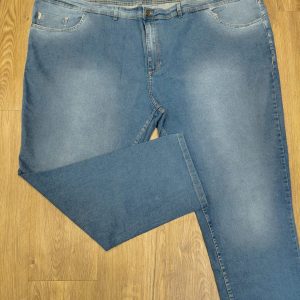 Calça Jeans Reta Plus Size Azul 001562-1