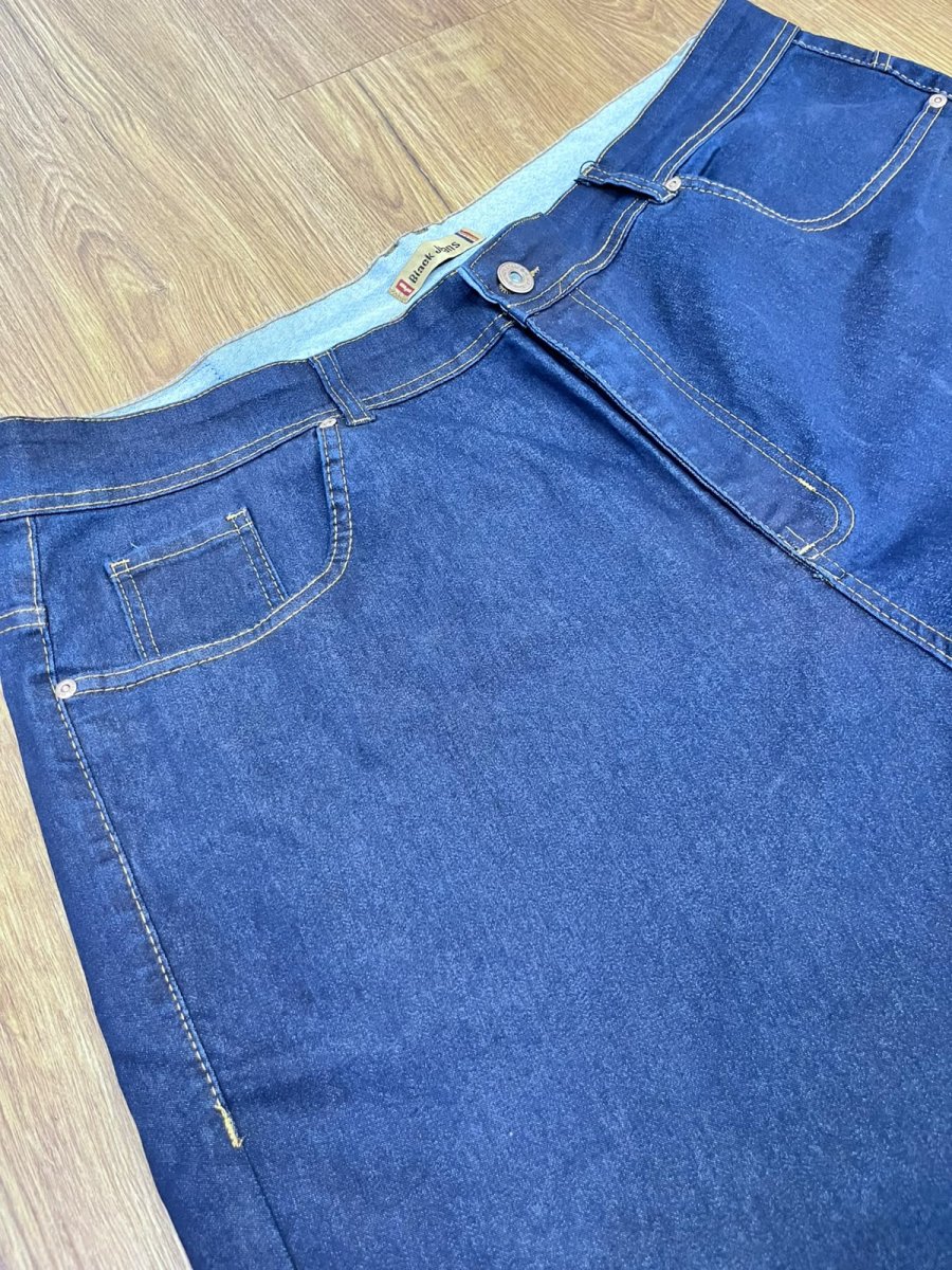 Calça Jeans Skinny Plus Size Azul Marinho 002723-1 - Image 4