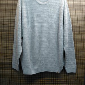 Suéter Gola Redonda Plus Size Cinza 003031-2