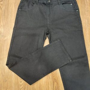 Calça Jeans Reta Plus Size Preto 001504-1