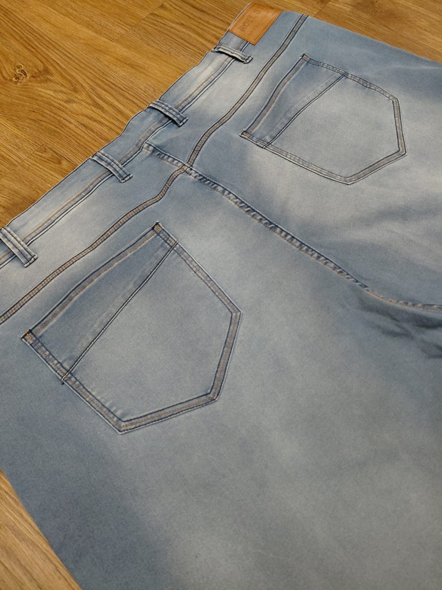 Calça Jeans Skinny Azul Claro Plus Size 001030-2 - Image 4
