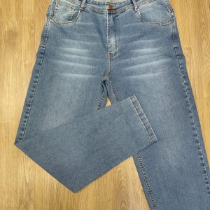 Calça Jeans Reta Plus Size Azul 002216-1