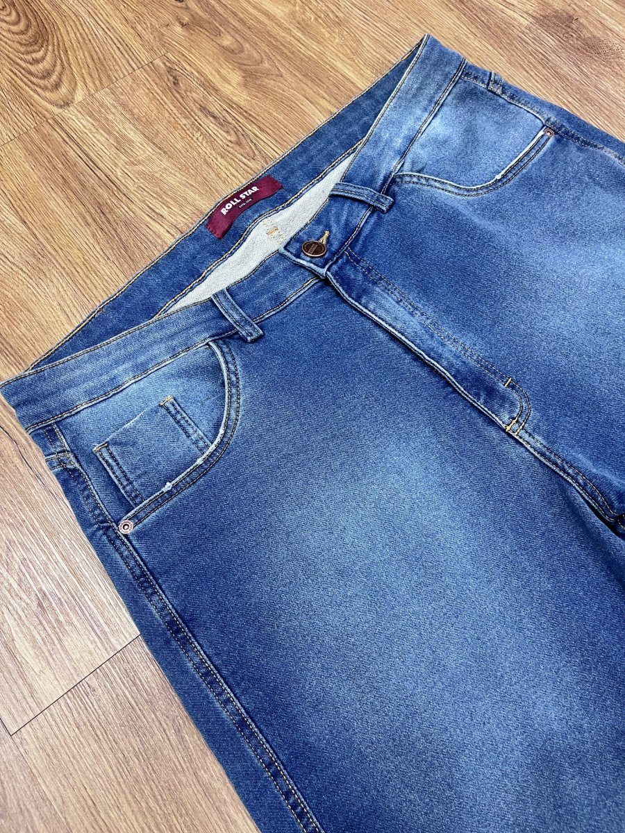 Calça Jeans Reta Plus Size Azul 002915-1 - Image 4