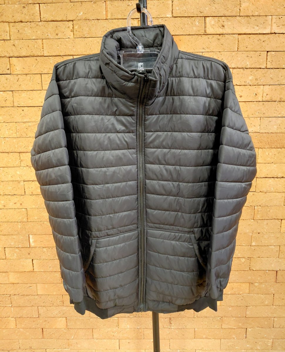 Jaqueta Puffer Sem Capuz Plus Size 003010