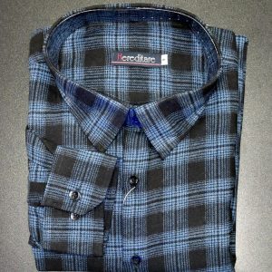 Camisa Flanela Plus Size Azul 003060-1