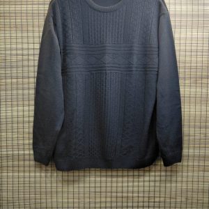 Suéter Gola Redonda Plus Size Preto 002745-1