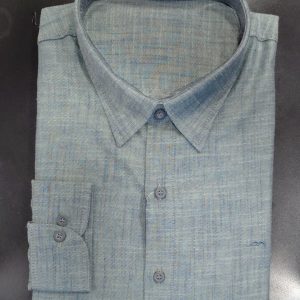 Camisa Social Manga Longa Verde Plus Size 002595-1