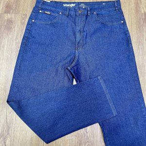 Calça Jeans Reta Plus Size Azul Marinho 003135-1