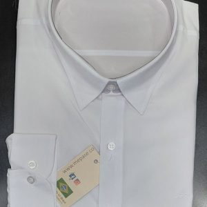 Camisa Social Manga Longa Branco Plus Size 002604-1