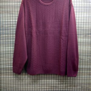 Suéter Gola Redonda Plus Size Bordô 002745-2