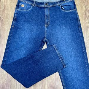 Calça Jeans Skinny Plus Size Azul Marinho 002784-1