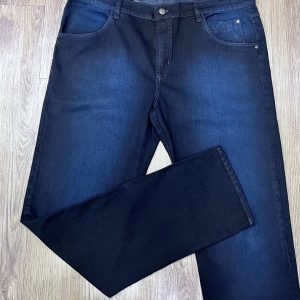 Calça Jeans Reta Plus Size Azul 001878-1