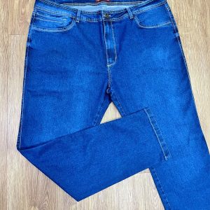 Calça Jeans Skinny Plus Size Azul Marinho 002917-1