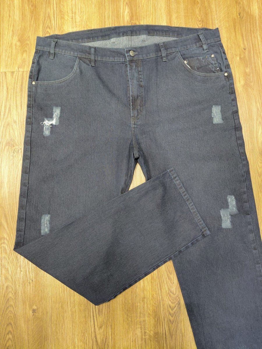 Calça Jeans Plus Size Azul Marinho 001879-1