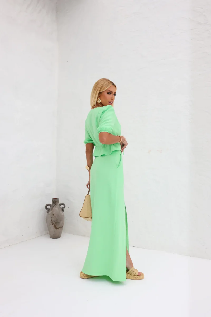 Conjunto Saia Cropped Franzido - Image 7