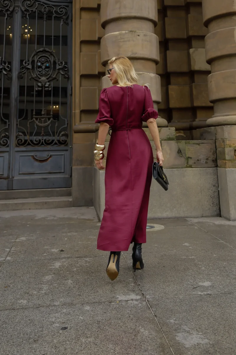Vestido Longo Alfaiataria Decote V Ávila - Image 7