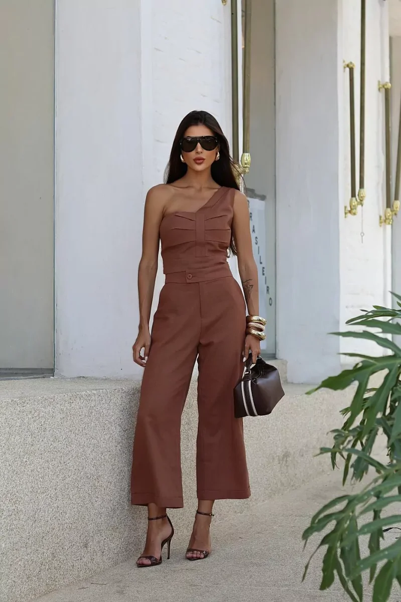 Conjunto Pantacourt Ombro Só