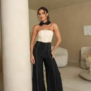 Calça Contraste Alfaiataria