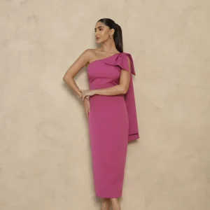 Vestido Ombro Só Laço Faixa