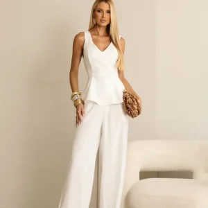 Conjunto Peplum Decote V
