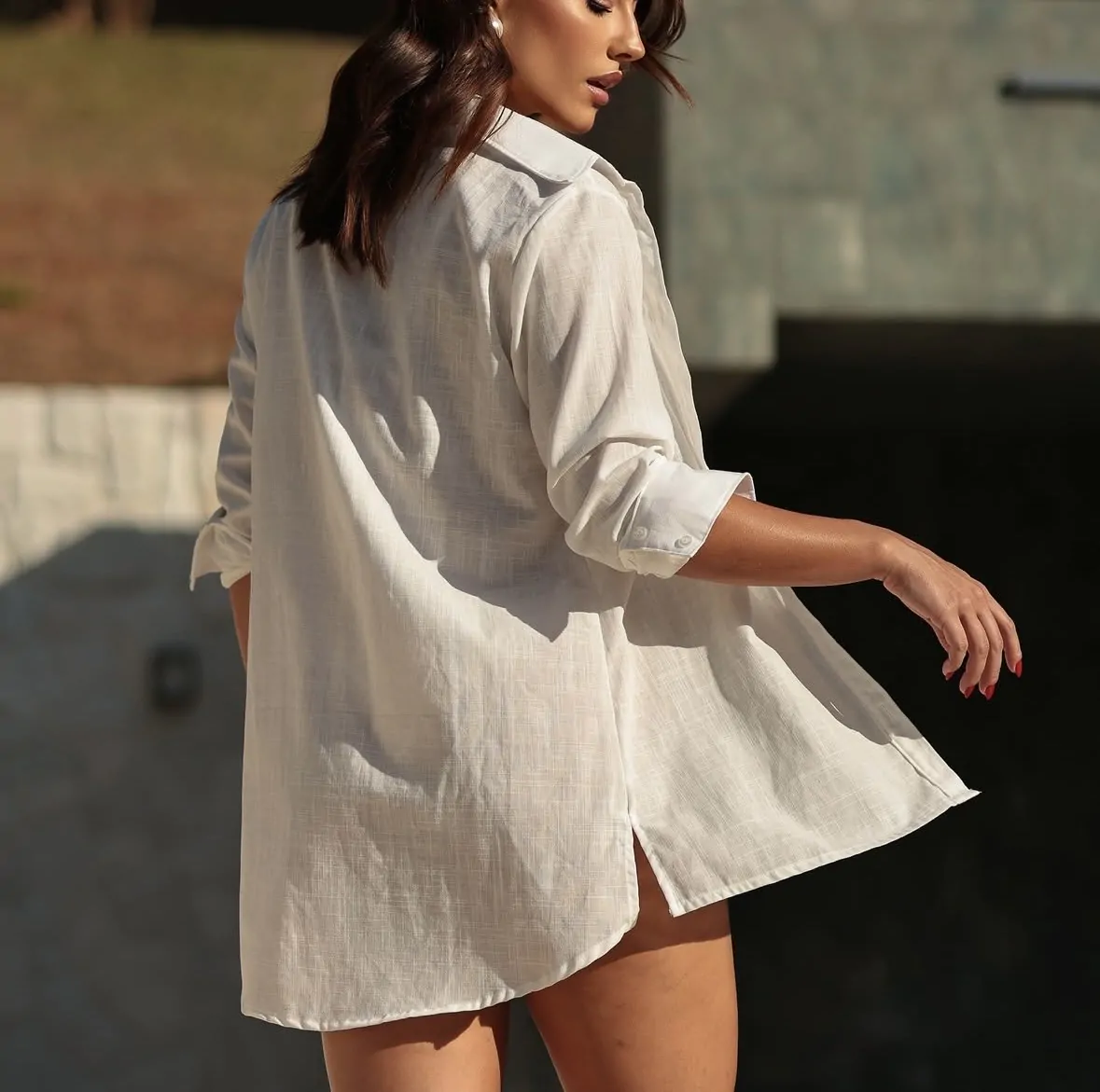 Camisa Social Alongada RB - Image 6