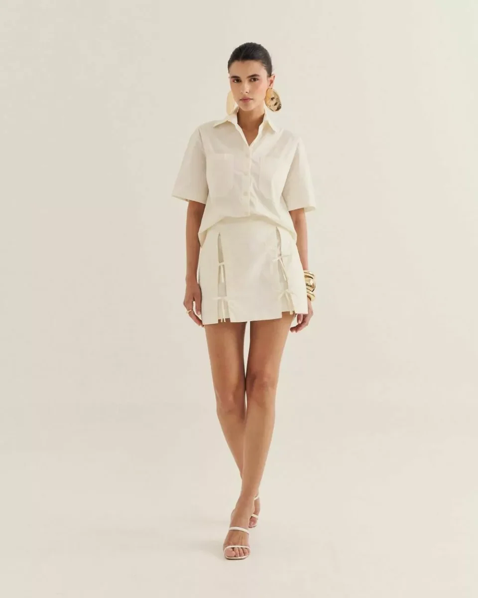 Shorts Saia com Detalhe Fita DL - Image 6