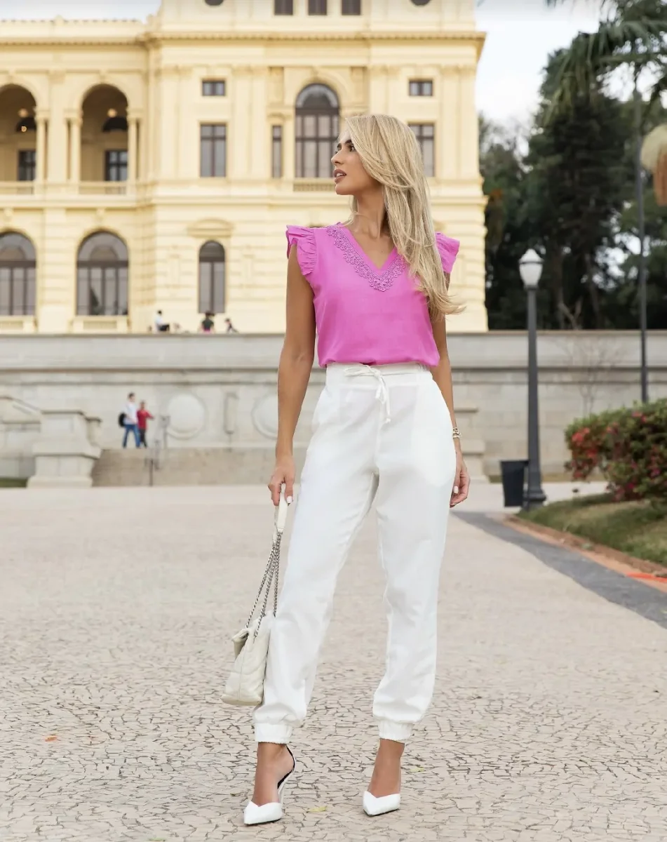 Calça Jogger de Linho Miss - Image 2