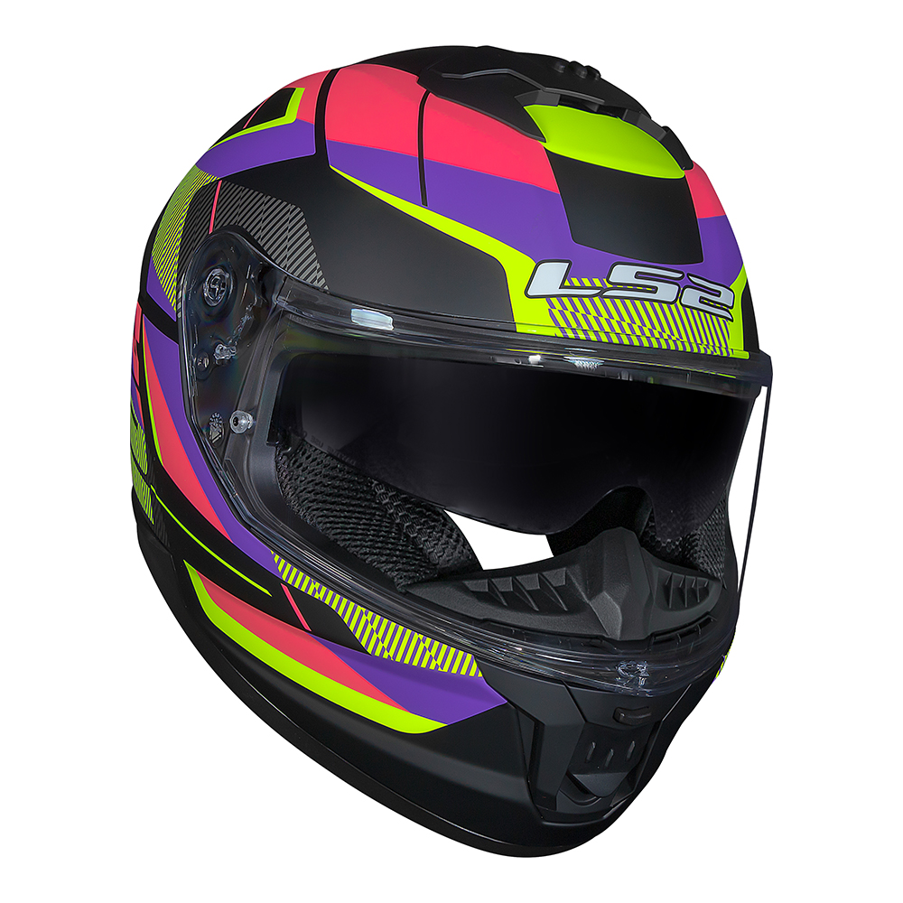 CAPACETE LS2 STREAM II FF808 ROAD MATTE – Preto e Rosa - Image 6