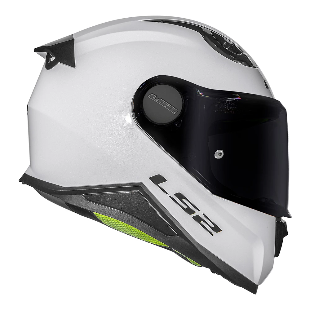 CAPACETE INFANTIL LS2 KID FF812 MONO GLOSS – Branco Brilhante - Image 3
