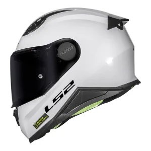 CAPACETE INFANTIL LS2 KID FF812 MONO GLOSS – Branco Brilhante