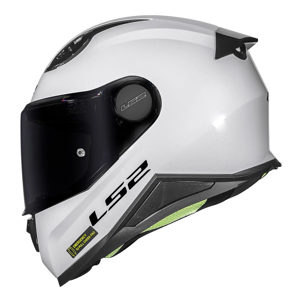 CAPACETE INFANTIL LS2 KID FF812 MONO GLOSS – Branco Brilhante - Image 2