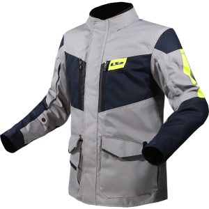 JAQUETA CORDURA LS2 METROPOLIS EVO – Titanium , Azul e Amarela