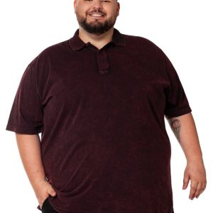 Polo Bordo Estonada Plus Size 001305
