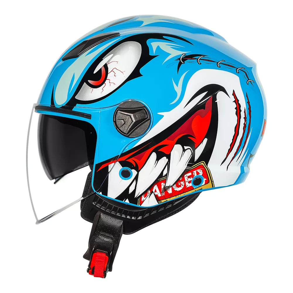 CAPACETE NORISK ORION SV DANGER – Azul Claro - Image 2