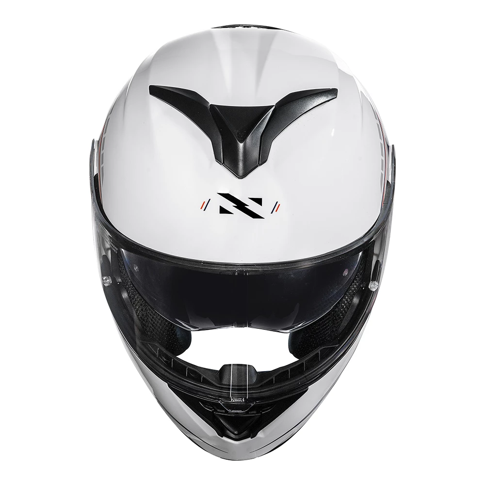 CAPACETE NORISK FORCE II GRAND PRIX USA – Branco Azul e Vermelho - Image 7