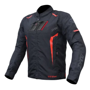 JAQUETA CORDURA MASCULINA X11 ONE SPORT SPORADIC – Preta e Vermelha
