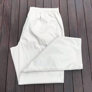 Calça de Sarja com Elástico Areia Plus Size 000729