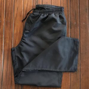 Calça de Tactel Preta Plus Size 001007