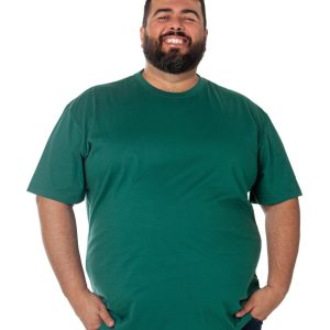 Camiseta Básica Verde Plus Size 000845
