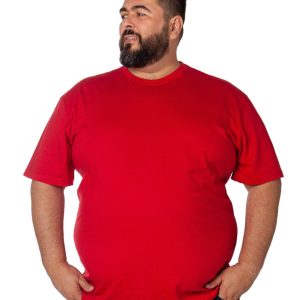Camiseta Básica Vermelha Plus Size 000845