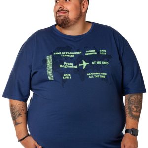 Camiseta Manga Curta Plus Size 001653