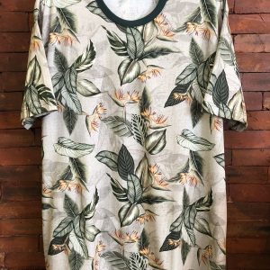 Camiseta Manga Curta Estampada Plus Size 002150
